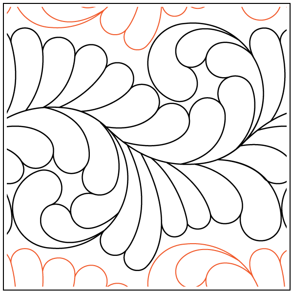 Basic Curled Feather